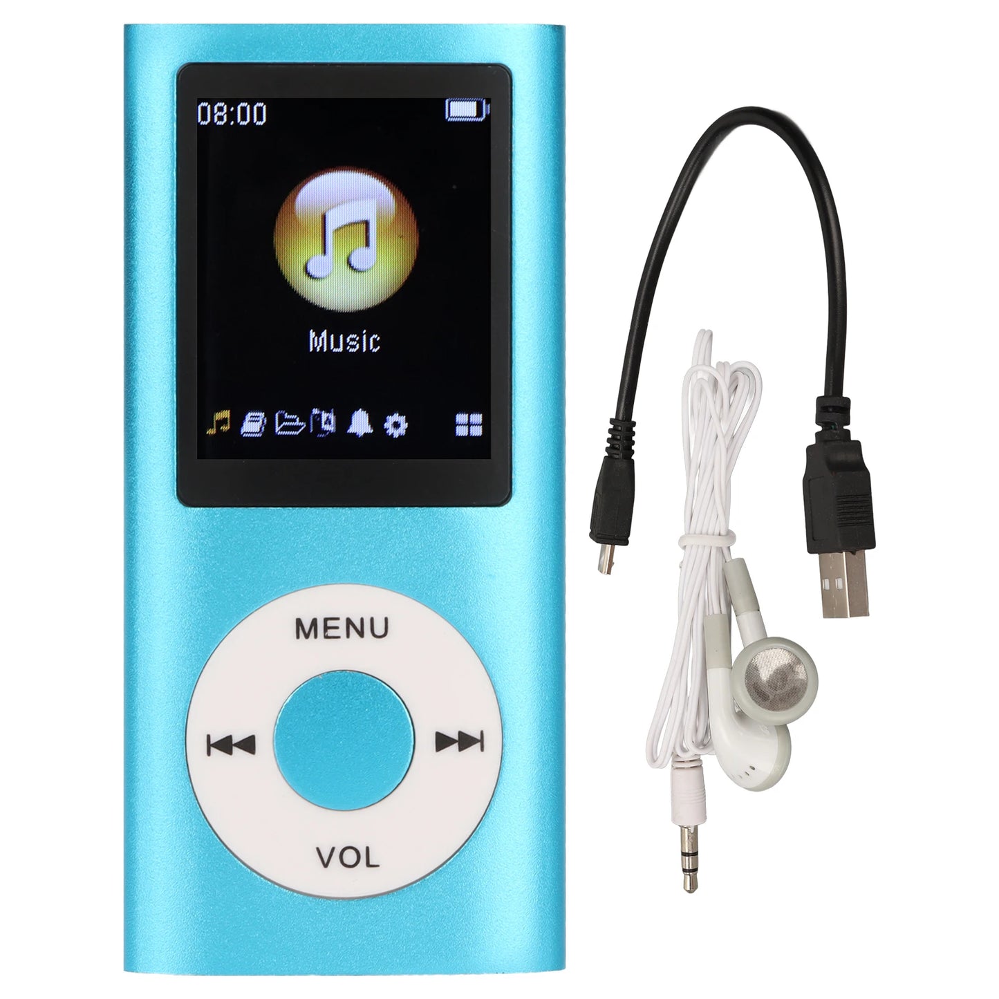 MP3 Player MP3 Player Stylish Multifunctional Lossless Sound Slim 1.8 Inch LCD Screen Portable MP3 Music Player MP3 Music Player