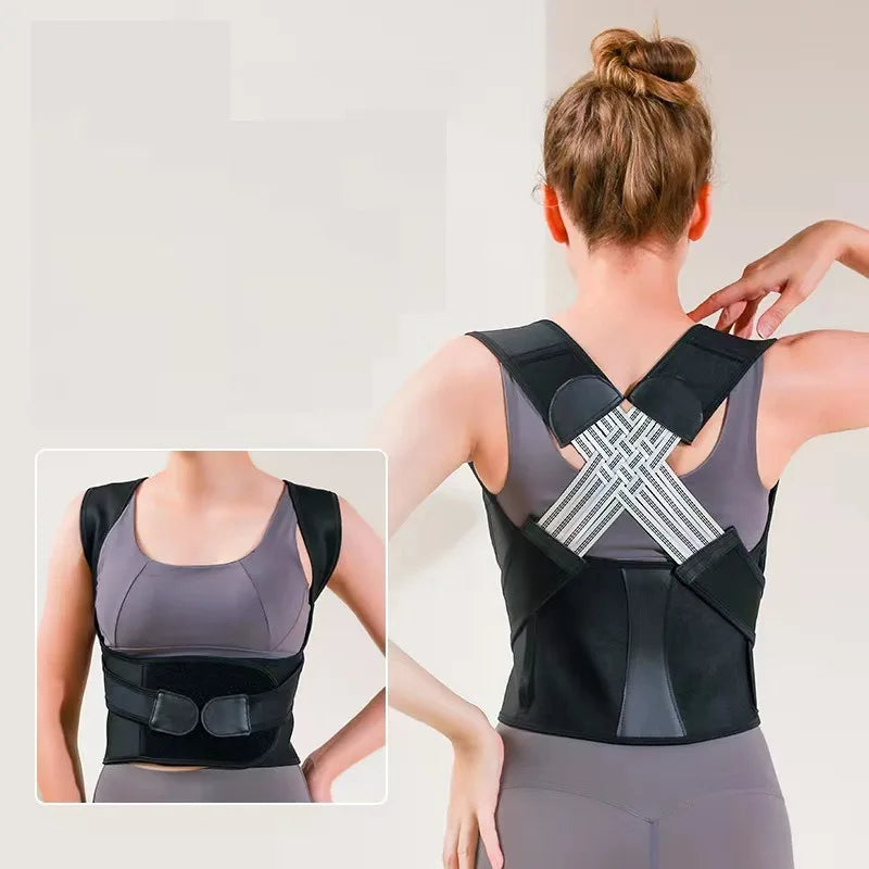New Adult Posture Corrector Belt Breathable Back Correction Strap Women Men Back Support Sitting Position Correction Tool