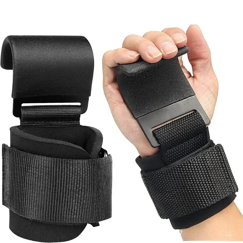 MIHJUSFDH Non-Slip Weight Lifting Hooks and Straps for Training